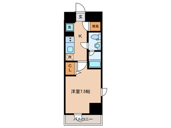 ALTERNA亀戸の物件間取画像